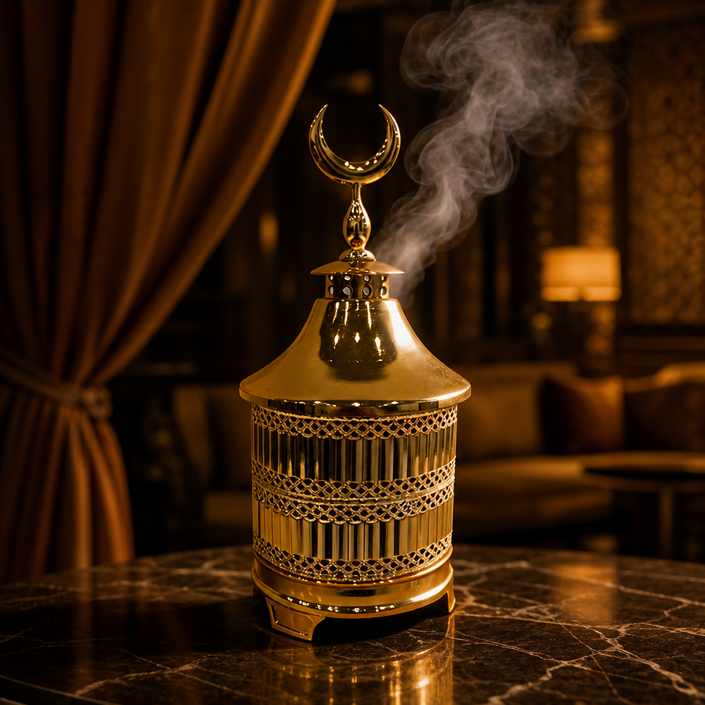 Golden Oasis Middle Eastern Luxury Censer